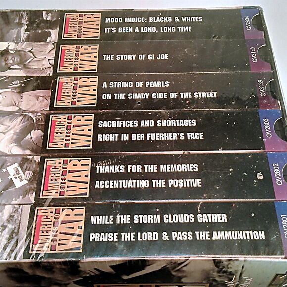 America Goes to War: World War II On The Home Front - Six Pack (VHS, 2000, 6-Tap - Picture 8 of 8